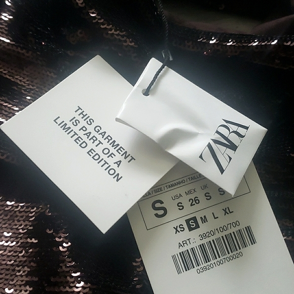 ZARA SEQUIN KNIT DRESS Bloggers favorite - Picture 10 of 13